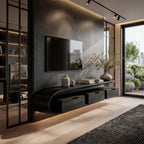 Modern TV Console Open Storage For Living Room