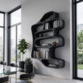 Sculptural Floating Bookshelf For Living Room Or Bedroom
