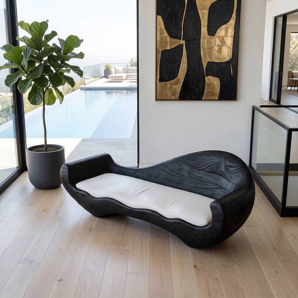 Artistic Sofa With Organic Design For Living Room