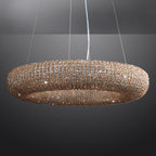 Halo Stranded Crystal Round Chandelier 32"