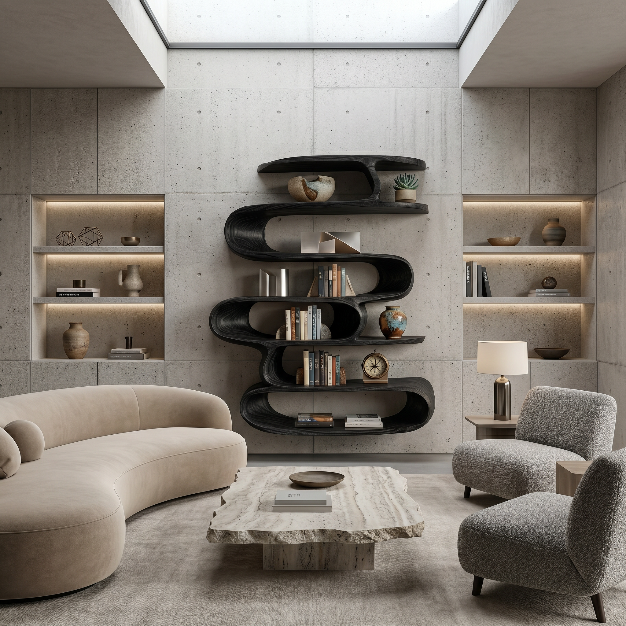 Elegant Wall-Mounted Shelf For Modern Home Decor