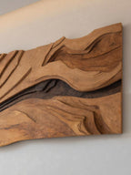 Modern Wall Art With Layered Design For Living Room
