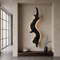 Rustic Organic Wall Lamp Sculpture For Living Room
