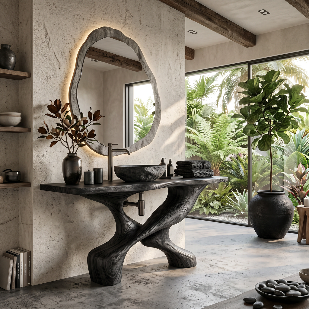 Handcrafted Vanity For Elegant Bathroom Furniture
