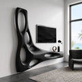 Artistic Organic Wall Mounted Media Console For Living Room
