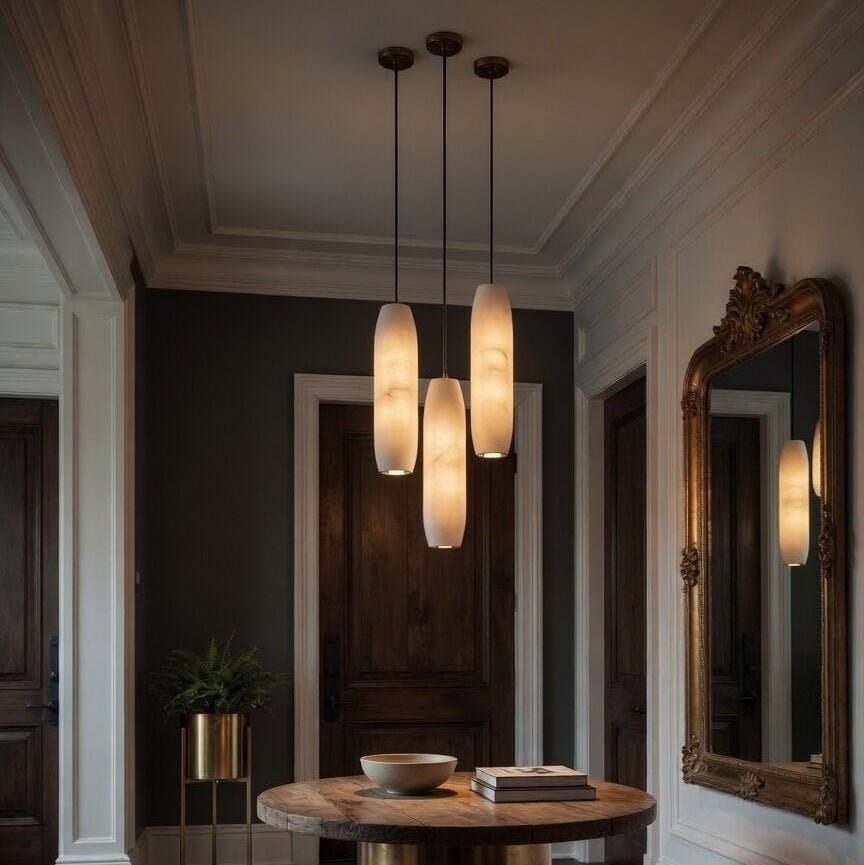 buyMoonshade Marble Pendant Light - Morsale