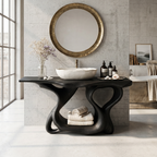 Rustic Solid Wood Vanity For Bathroom Furniture Decor