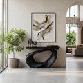 Rustic Live Edge Console Table Entryway Design