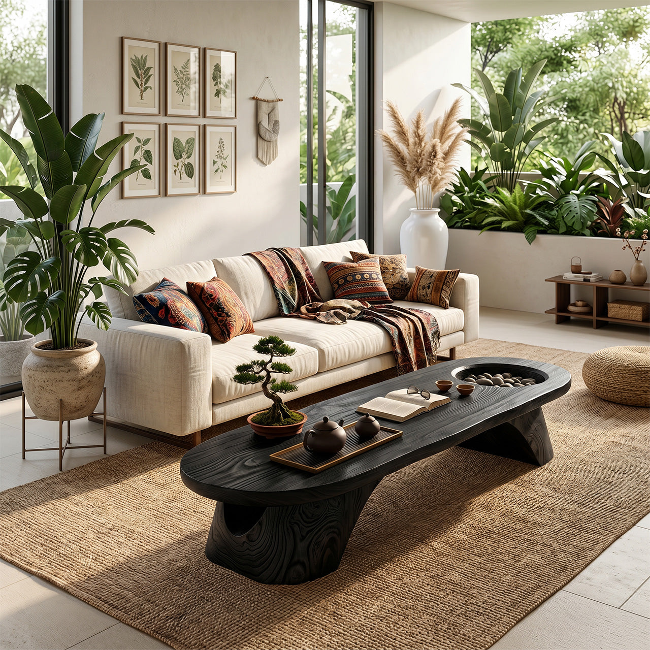 Handcrafted Wooden Live Edge Coffee Table For Living Roomdecor