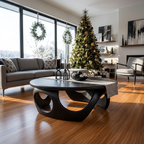 Handcrafted Wooden Coffee Table For Living Room Christmas Style