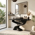 Handcrafted Solid Vanity For Unique Bathroom Design