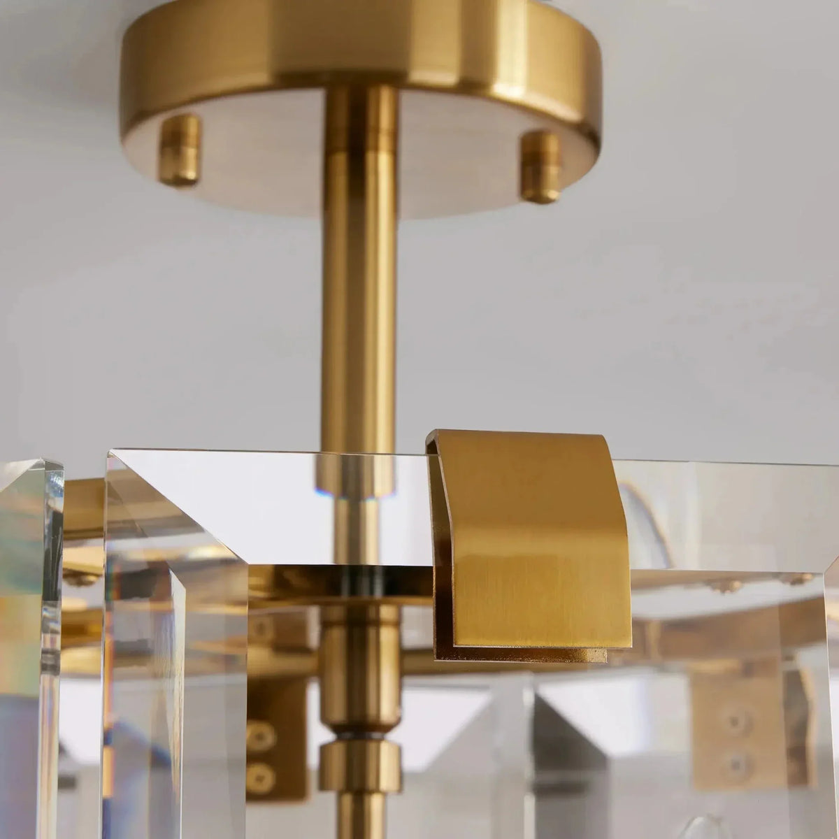 Brookhill flush mount ceiling light in a modern room