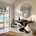 Farmhouse Solid Wood Vanity For Natural Bathroom