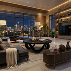 Modern Coffee Table Unique Base Design For Living Room