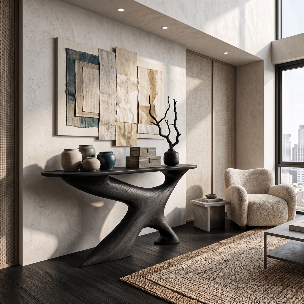 Handcrafted Foyer Table Furniture Decor