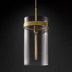Ravelle Clear Glass Pendant Light