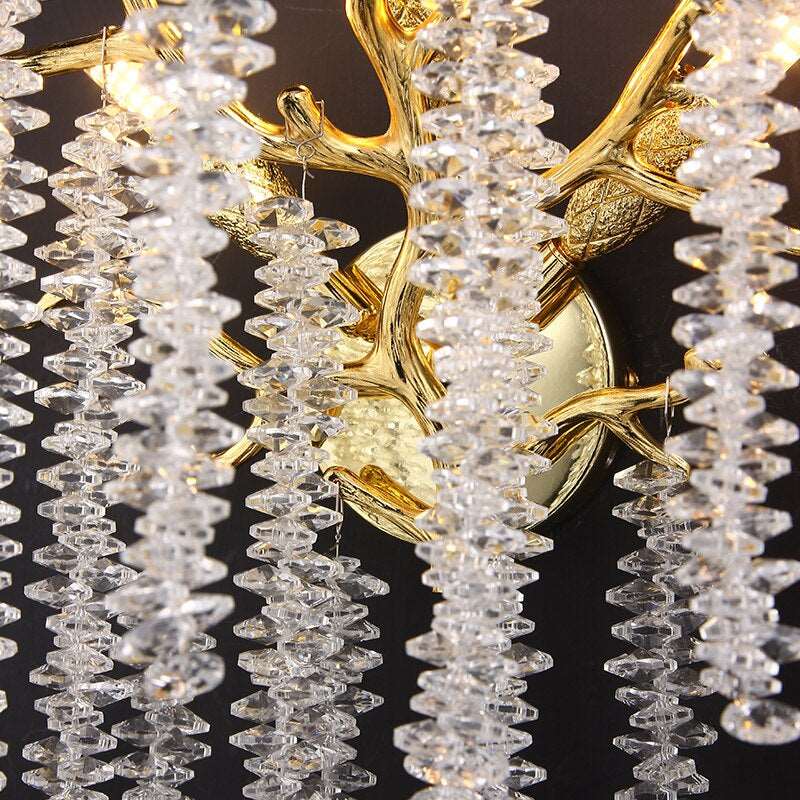 buyAlbero Crystal Tassel Sconce - Morsale