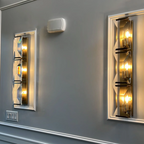 Harlow Faceted Crystal Triple Wall Sconce