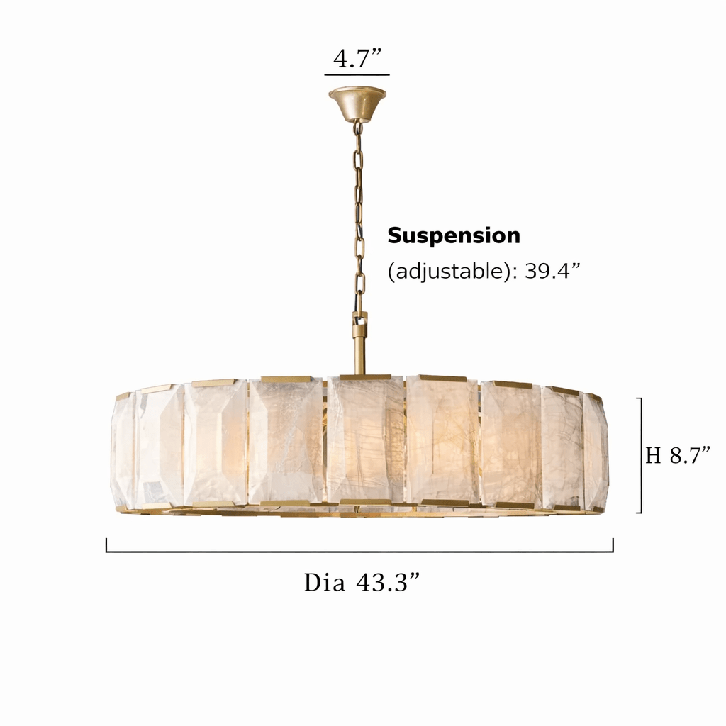 buyBrookhill Modern Calcite Chandelier - Morsale