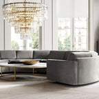 Marignan Modern Crystal Round Chandelier 60"
