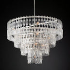 Marignan Modern Crystal Tiered Round Chandelier 48"