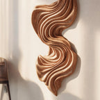 Artisan Vertical Wave Wall Sculpture For Home