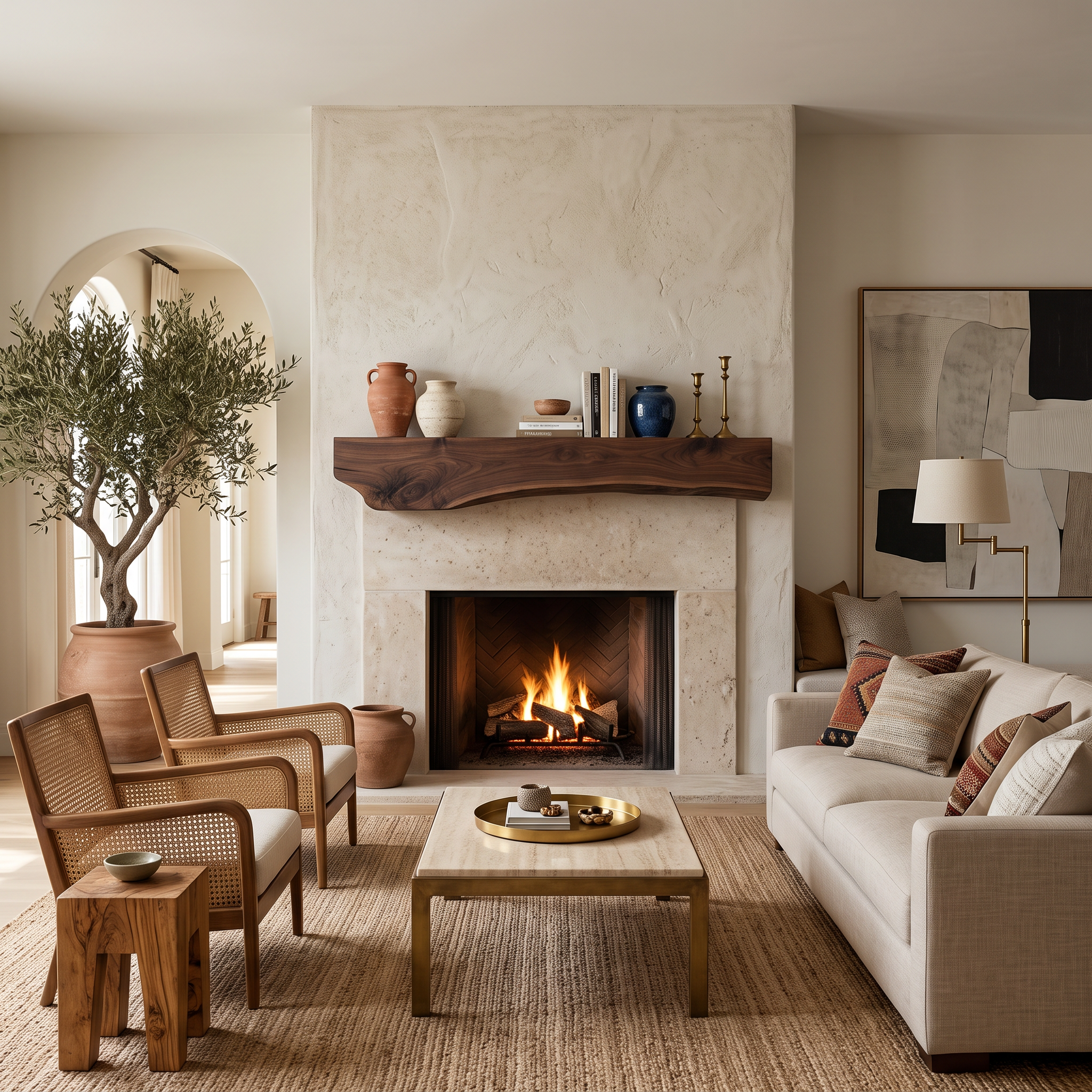 Rustic Fireplace Mantel Beam For Holiday Decoration