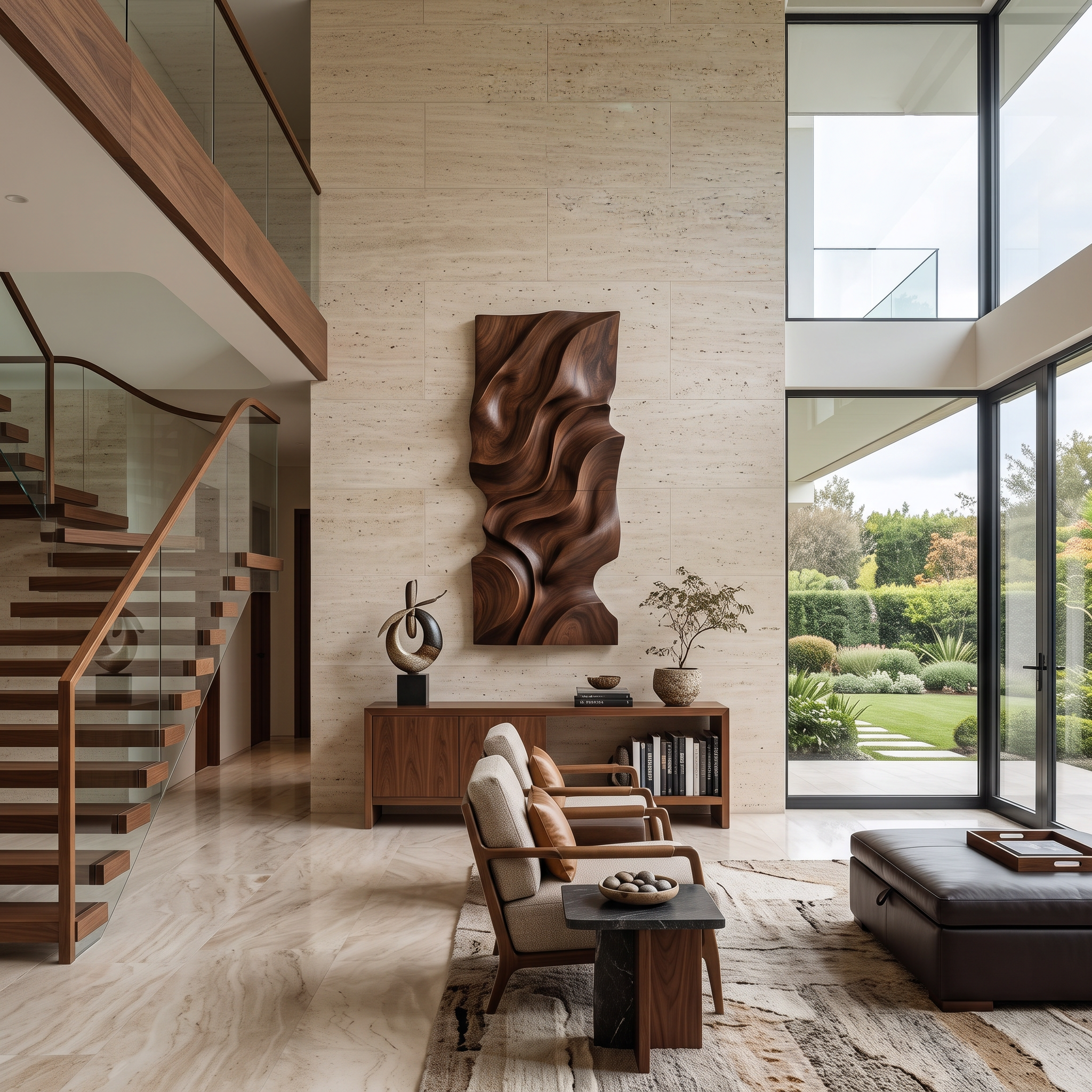 Modern Organic Wall Decor Art Piece For Living Room