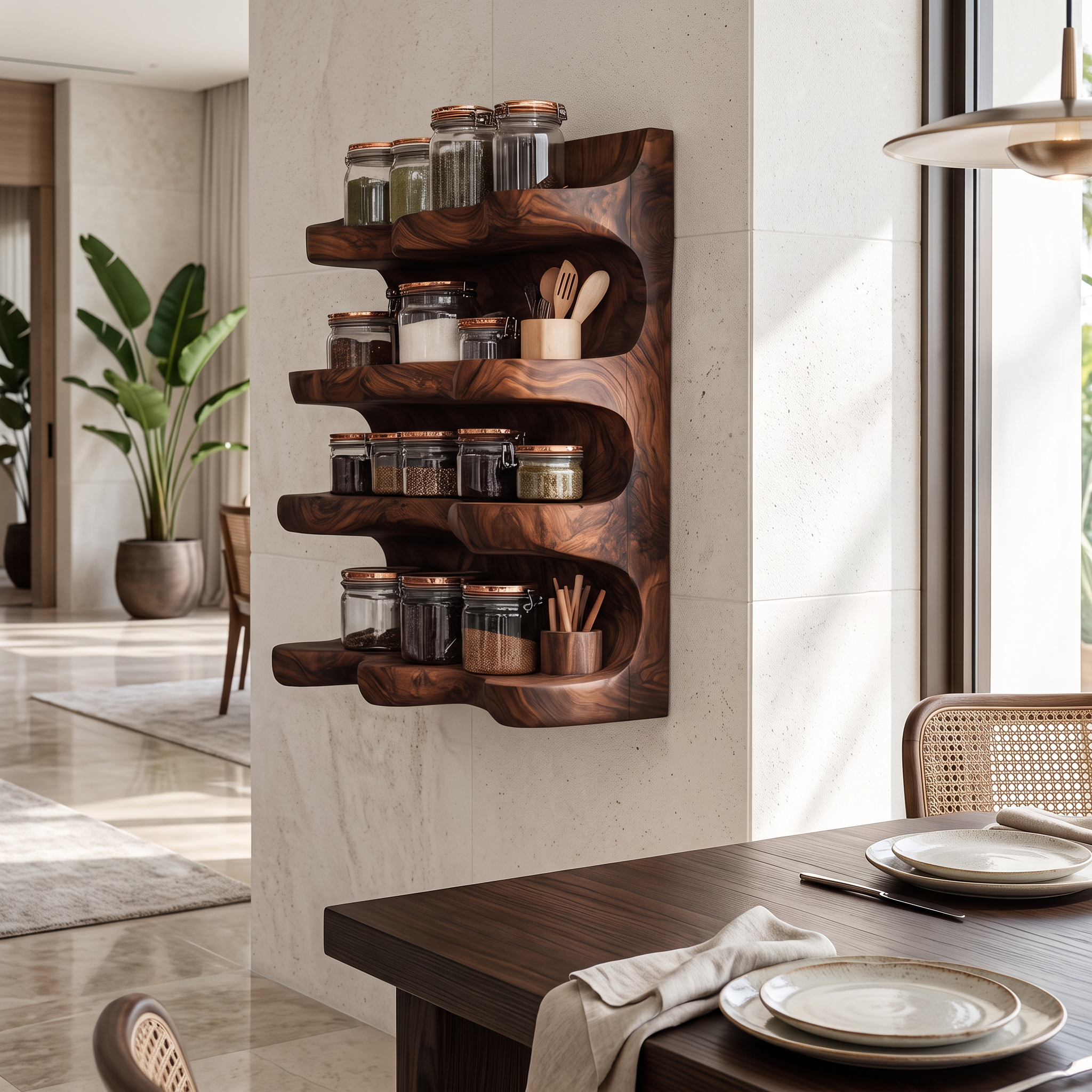 Handmade Spice Storage Rack Farmhouse Style For Kitchen