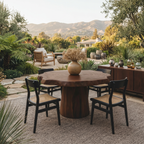 Round Pedestal Dining Table For Modern Kitchen Or Dining Room