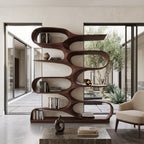 Organic Living Room Bookshelf For Home Decor