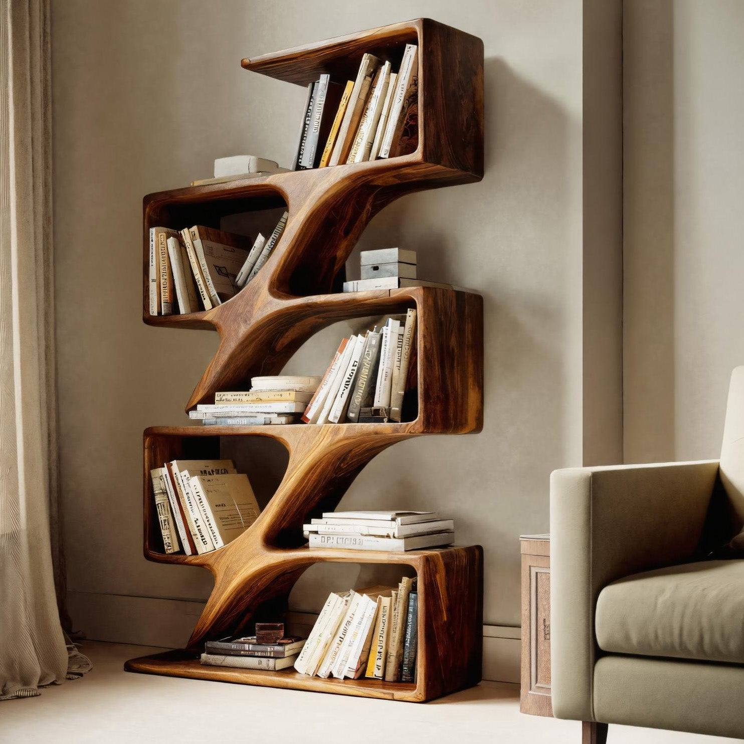 Modern Wall Shelf For Living Room Or Bedroom