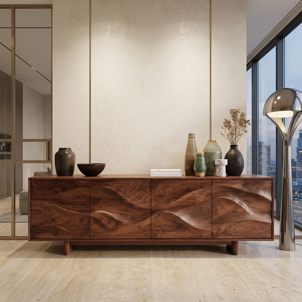 Minimalist Modern Sideboard Console For Living Room