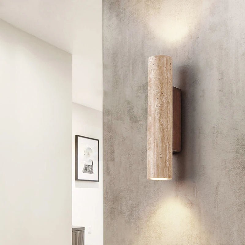 buyLunaro Travertine Wall Sconce - Morsale