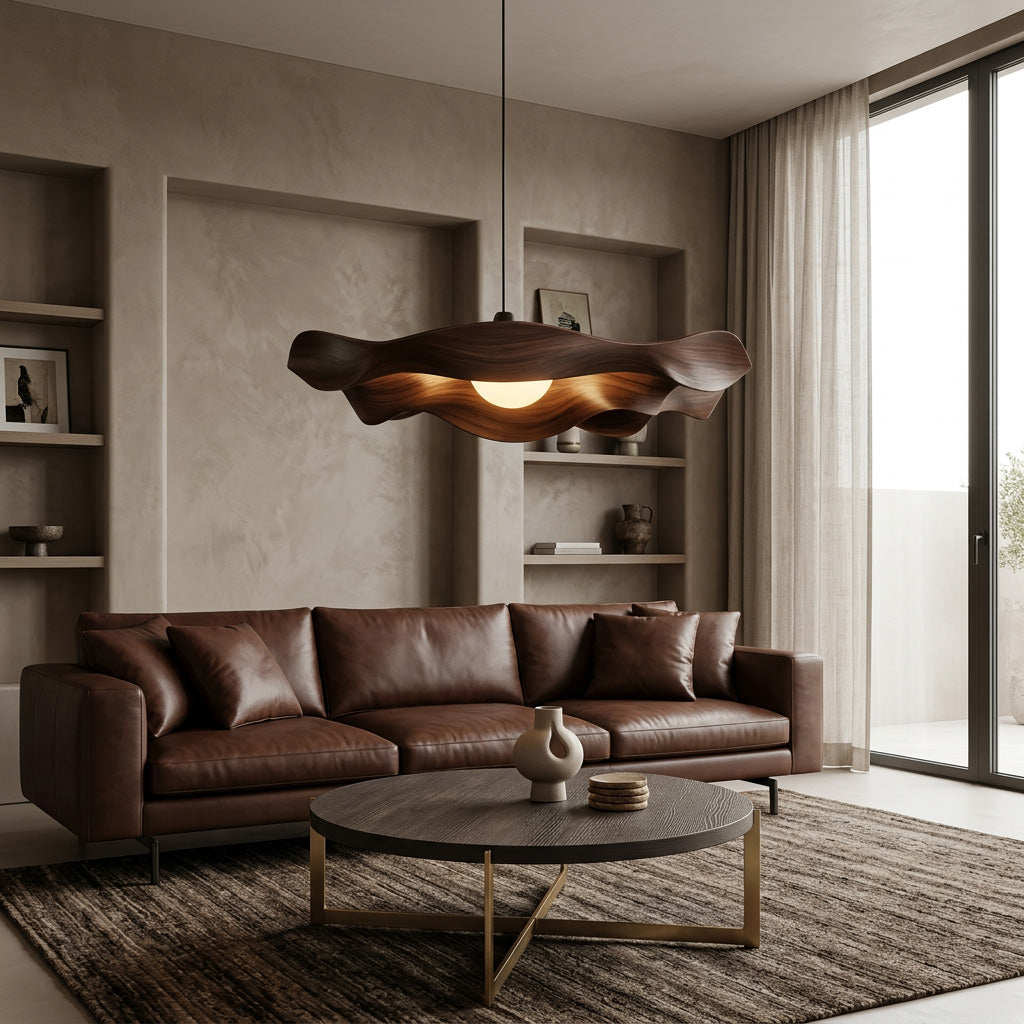 Modern Sculptural Pendant Light For Living Room