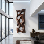 Contemporary Sculptural Wall Art With Abstract Design For Entryway