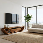 Quiet Luxury Modern Organic TV Console For Living Room
