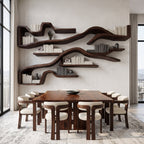 Organic Floating Bookshelf For Living Room Or Study