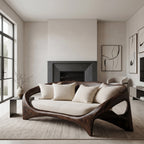 Organic Sculptural Sofa For Living Room Space