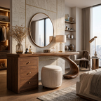 Modern Handmade Vanity Desk For Bedroom