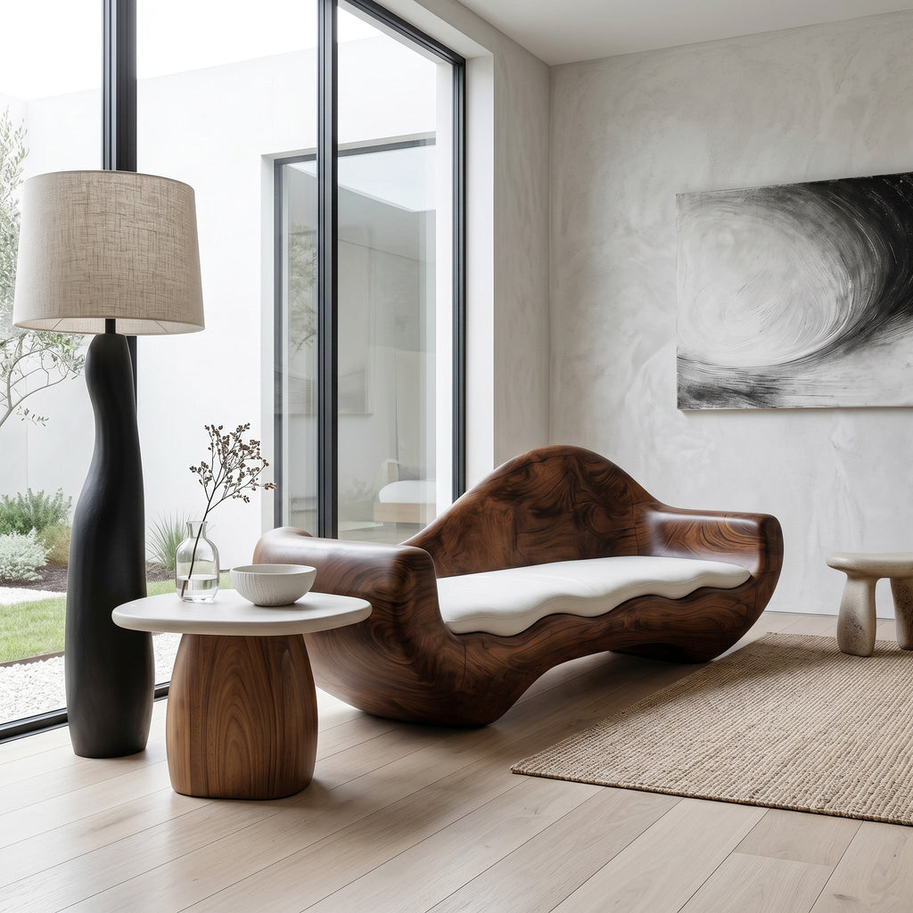 Artistic Sofa With Organic Design For Living Room