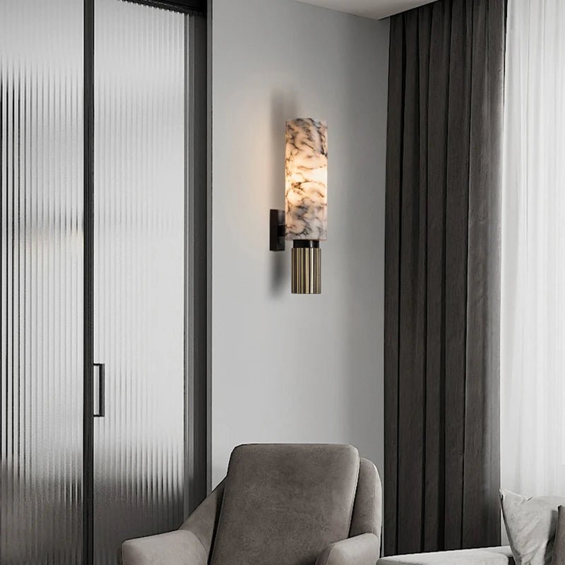 buyMoonshade™ Marble Wall Sconce - Morsale