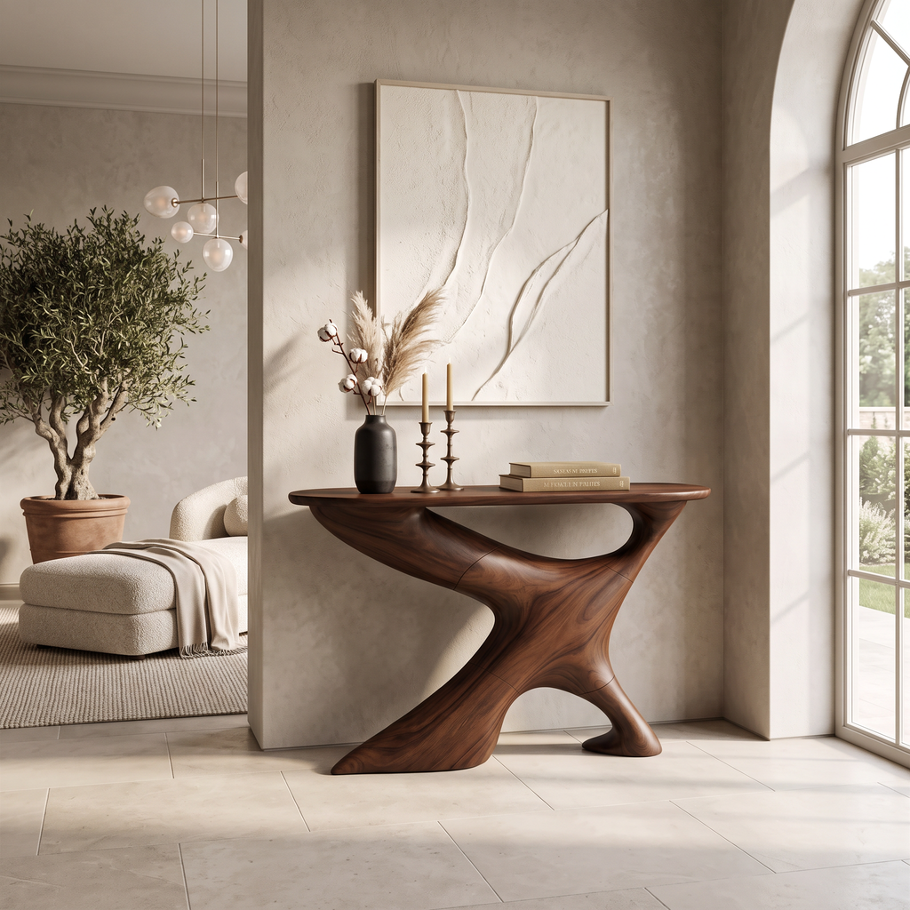 Handcrafted Foyer Table Furniture Decor