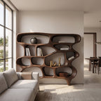 Organic Sculptural Bookshelf For Living Room Or Office Decor