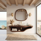 Handcrafted Live Edge Vanity For Custom Bathrooms