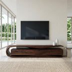 Modern Organic TV Console For Living Room Interior
