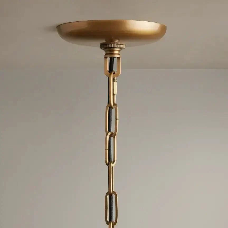 Riviera smoke glass pendant light detail