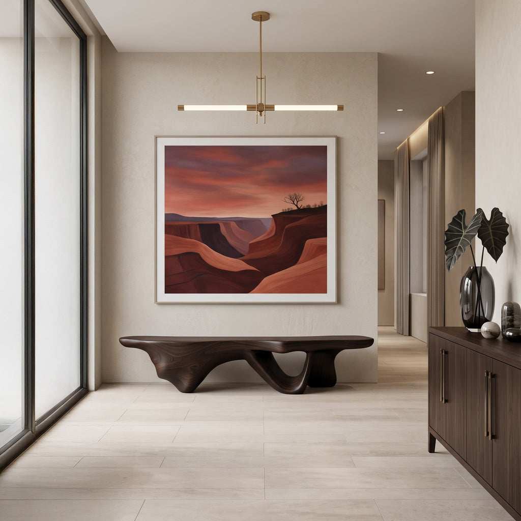 Modern Sculptural Bench With Flowing Design For Living Room
