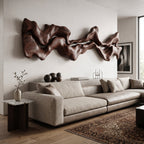 Organic Carved Wall Art Sculpture For Living Room