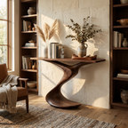 Rustic Console Table Entryway Design